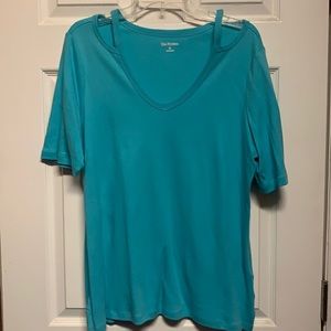 Cold shoulder style shirt